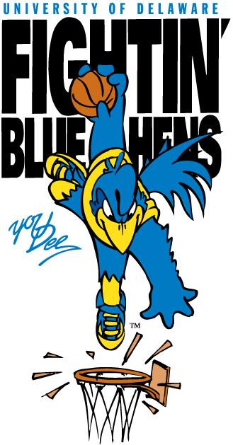 Delaware Blue Hens 1999-Pres Mascot Logo 12 iron on paper